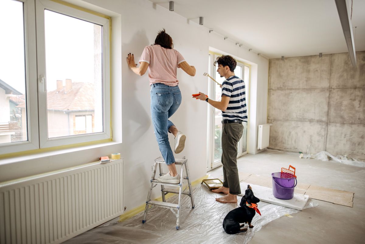  paar renoviert wohnung 