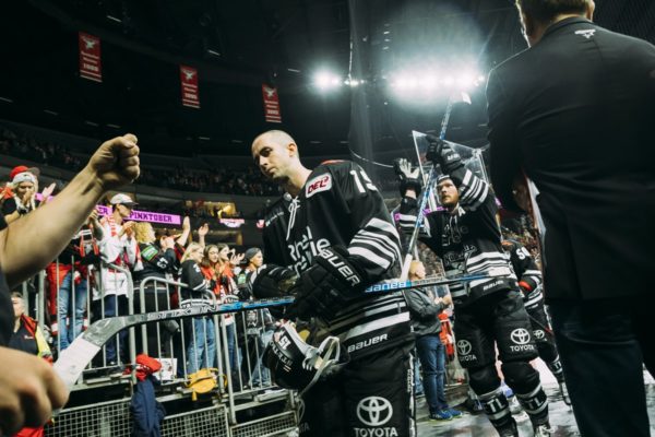 Spieler der Kölner Haie